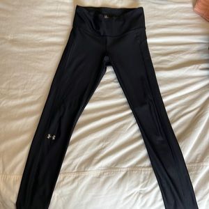 Under Armor Women's HeatGear Armour Hi-Rise Leggings - Black/White